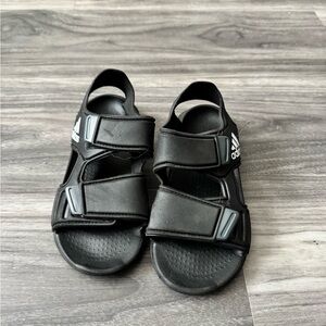 adidas Kids Black Sandals